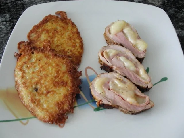Cordon bleu gerollt - Rezept