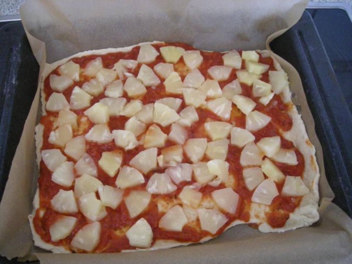 Pizza Salami - Pizza Thunfisch - Pizza Hawai - Rezept - Bild Nr. 5
