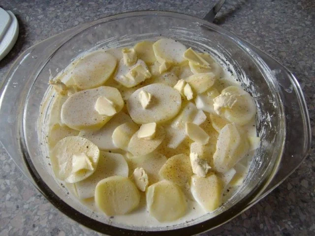 Rezept: Putenschnitzel mit Kartoffel Gratin Bild Nr. 2 Putenschnitzel mit Kartoffel Gratin - Rezept - Bild Nr. 2