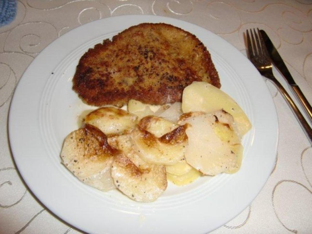 Putenschnitzel mit Kartoffel Gratin - Rezept - Bild Nr. 6