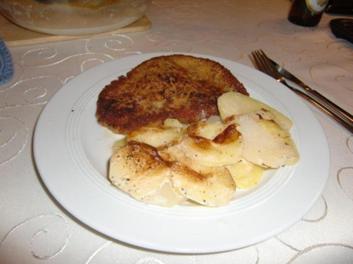 Putenschnitzel mit Kartoffel Gratin - Rezept - Bild Nr. 7