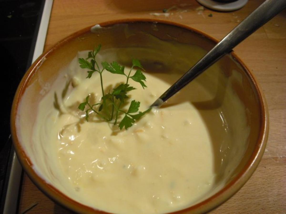 Zucchini-Schafskäse-Röstis mit Joghurtdip - Rezept - Bild Nr. 5