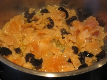 Rezept: Farfalle mit Lachssoße Bild Nr. 3 Farfalle mit Lachssoße - Rezept - Bild Nr. 3