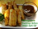 Wurzelgemuese-Fruehlings-Roellchen-Vegetarisch mit Sweet and Hot-Tip - Rezept