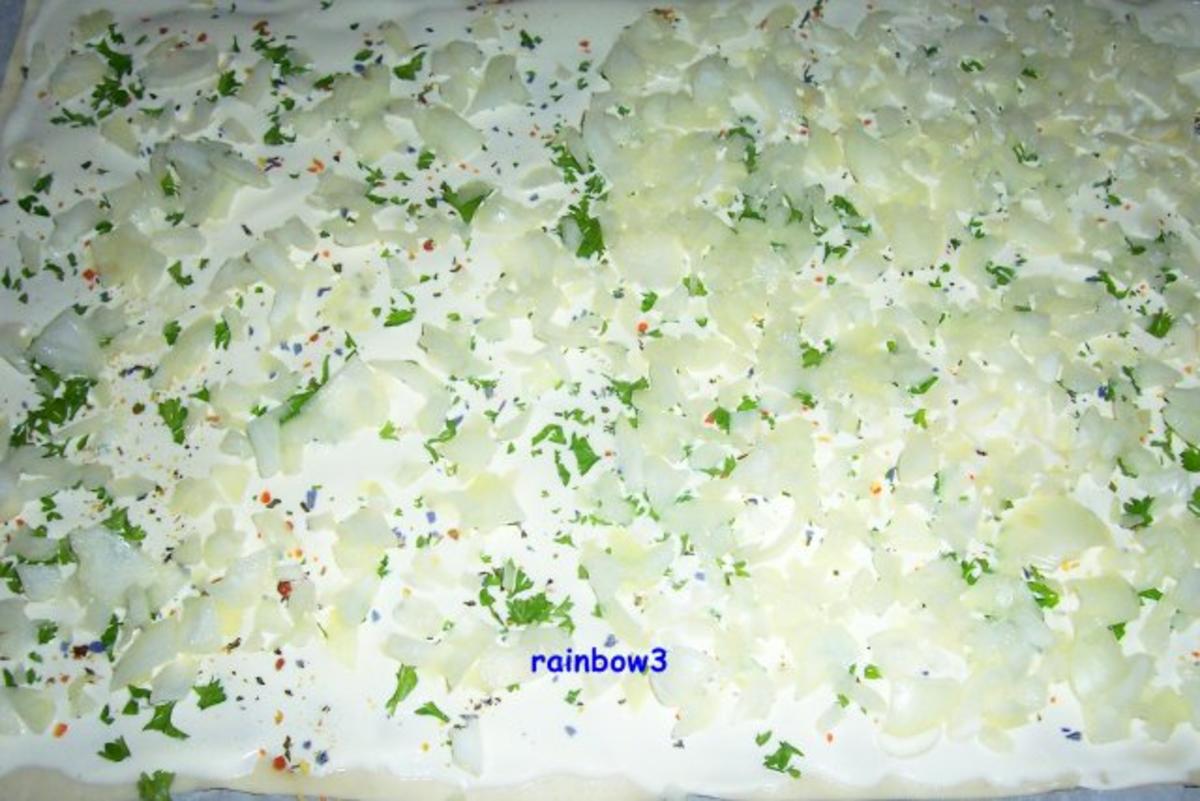 Pizza: Flammkuchen ... nach unserem Geschmack - Rezept - Bild Nr. 4