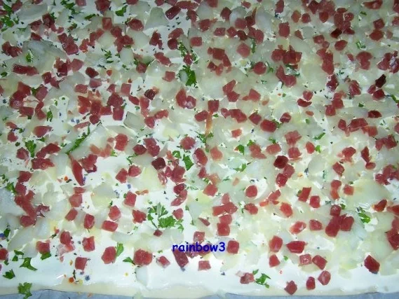 Pizza: Flammkuchen ... nach unserem Geschmack - Rezept - Bild Nr. 5