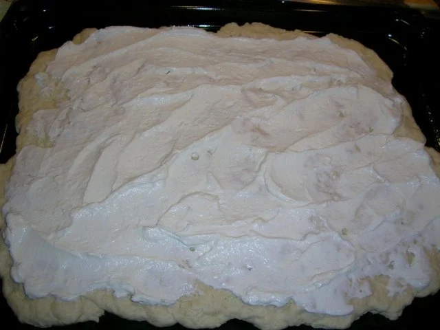 Pizzafladen mit Pfifferlingen, rohem Schinken und Ziegengouda (für Petra!!!) Du darfst ... - Rezept - Bild Nr. 8