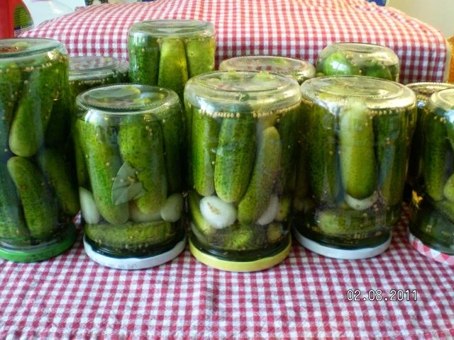 Rezept: Süße Einmachgurken Bild Nr. 2 Süße Einmachgurken - Rezept - Bild Nr. 2