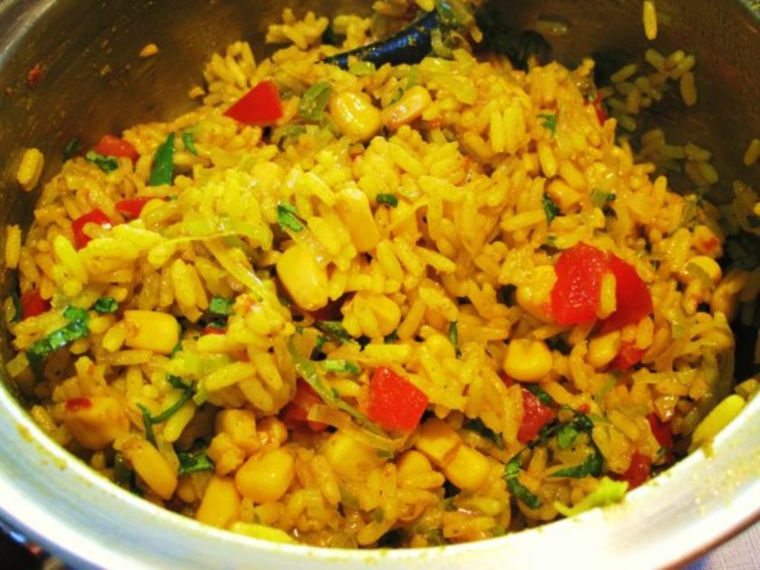Curry-Reis mit Lauch und Mais ... - Rezept - kochbar.de