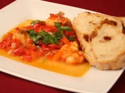 Rezept: Scampi marinati con ciabatta Scampi marinati con ciabatta - Rezept