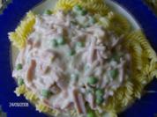 Nudeln mit Käsecreme-Soße - Rezept