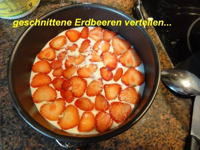 Rezept: KuchenZwerg: ERDBEER-JOGHURT-TORTE Bild Nr. 9 KuchenZwerg: ERDBEER-JOGHURT-TORTE - Rezept - Bild Nr. 9