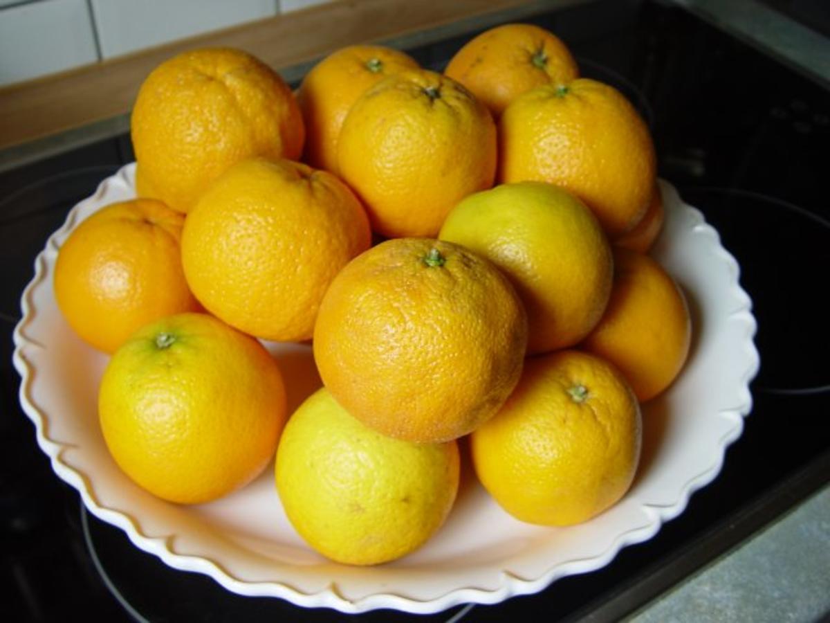 Orangen–Gelee mit Amaretto - Rezept - Bild Nr. 3