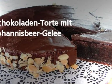 Schokoladen-Torte mit Johannisbeer-Gelée - Rezept - Bild Nr. 11