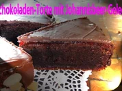 Schokoladen-Torte mit Johannisbeer-Gelée - Rezept