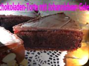Schokoladen-Torte mit Johannisbeer-Gelée - Rezept