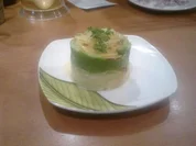 Kartoffelgratin und Erbsen-Kressepüree Törtchen - Rezept