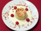 Mandelcreme auf Schokobiskuit - Rezept