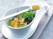 Avocado- Mozzarella- Salat mit Mango und Orangen- Vinaigrette - Rezept