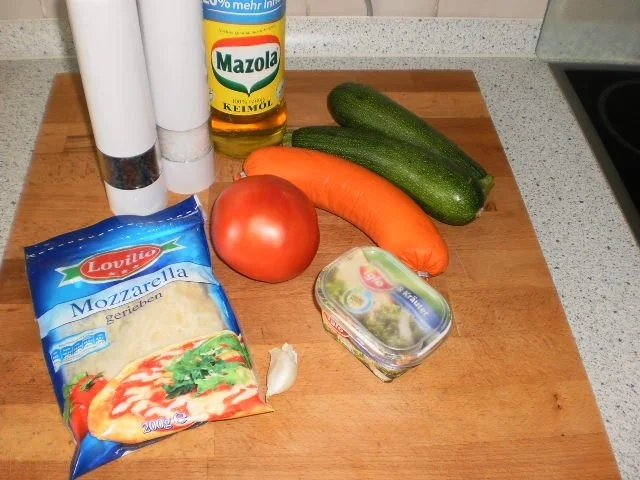 Zucchini-Gratin mit Wurst - Rezept - Bild Nr. 2