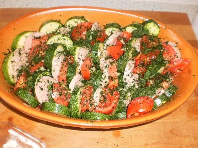 Zucchini-Gratin mit Wurst - Rezept - Bild Nr. 4