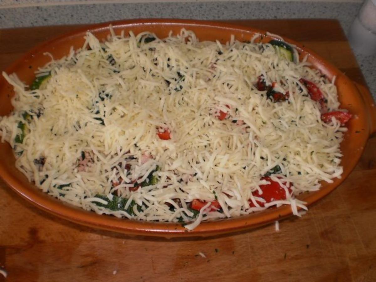 Zucchini-Gratin mit Wurst - Rezept - Bild Nr. 5
