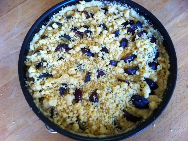 Zwetschgenkäsekuchen mit Streusel - Rezept - Bild Nr. 5