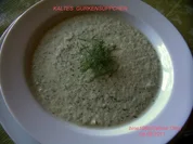 DILL - TOAST  AN  KALTEM  GURKENSÜPPCHEN - Rezept