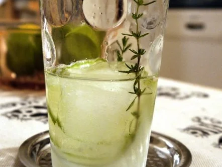 Wodka-Limetten-Drink mit Thymian - Rezept - Bild Nr. 2