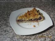 Heidelbeerenkuchen mit Streusel sehr Saftig - Rezept