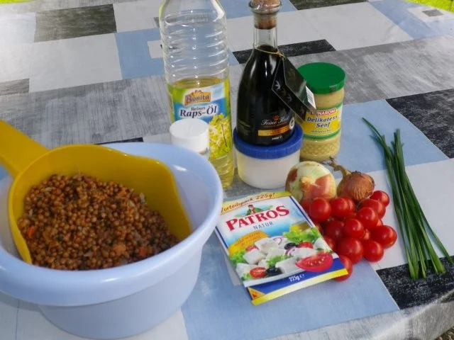 Linsensalat mit Schafskäse - Rezept - Bild Nr. 4