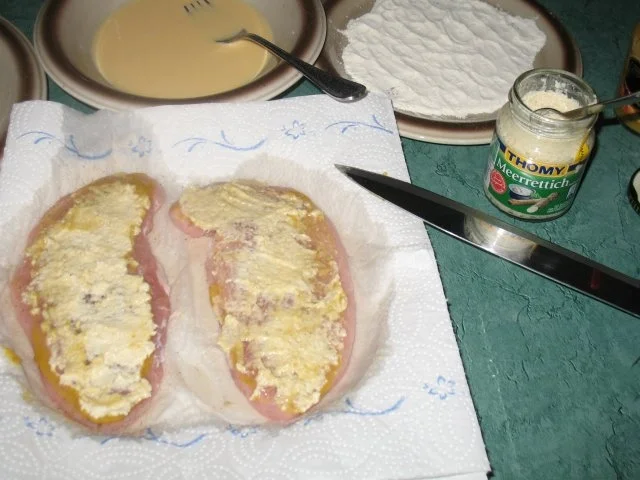 Rezept: Fleisch/Schwein - Schnitzel Tegernseer Art Bild Nr. 4 Fleisch/Schwein - Schnitzel Tegernseer Art - Rezept - Bild Nr. 4