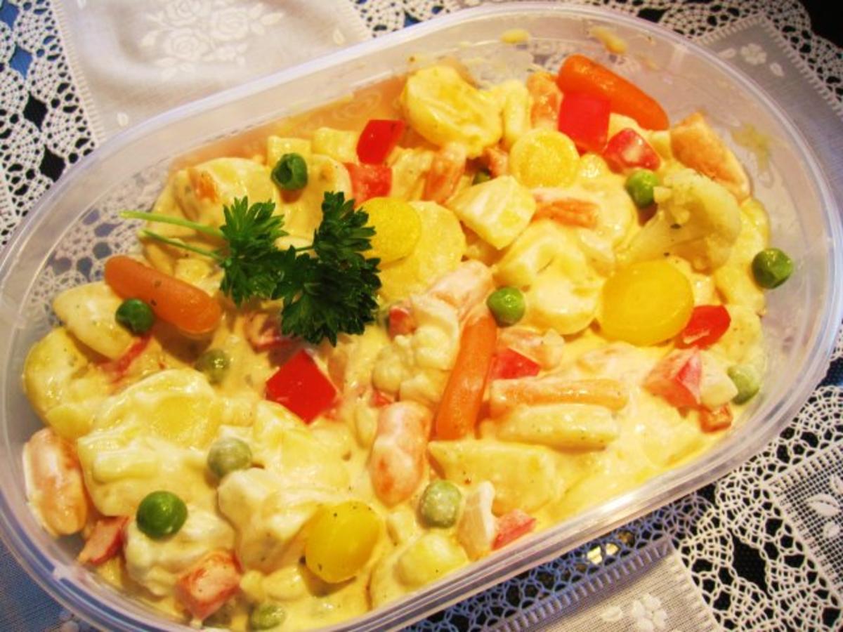 Russischer Kartoffelsalat - Rezept mit Bild - kochbar.de
