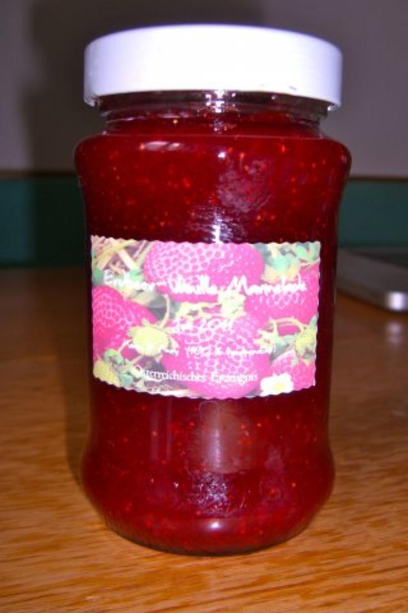 Erdbeer-Vanille-Marmelade - Rezept