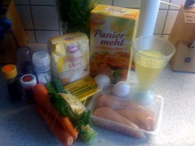 Rezept: Holländische Kroketten (mit Hähnchenbrust) Bild Nr. 2 Holländische Kroketten (mit Hähnchenbrust) - Rezept - Bild Nr. 2