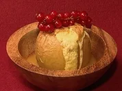 'Geschenk der Idunn' – mit Gries gefüllter Bratapfel auf Honigkaramell (Tommy Krappweis) - Rezept