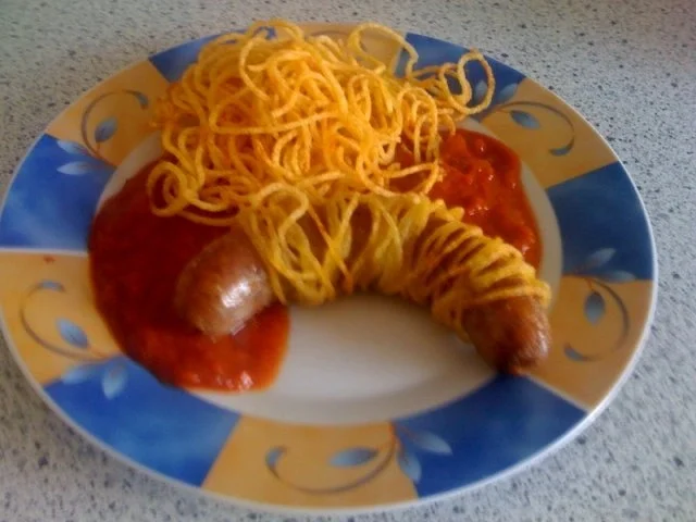 Bondaged Currywurst - Rezept