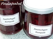 Rezept: Zwetschgen Kompott Zwetschgen Kompott - Rezept