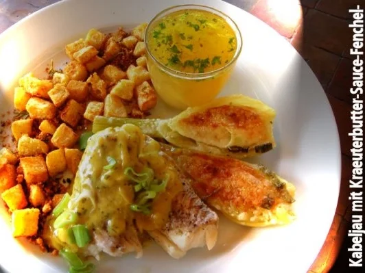 Kabeljau-Filets à la Marcos - Rezept