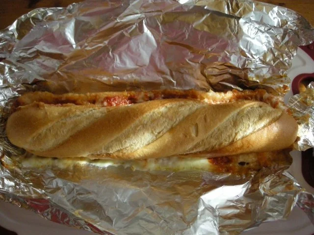 Belegtes Baguette aus dem Ofen - Rezept