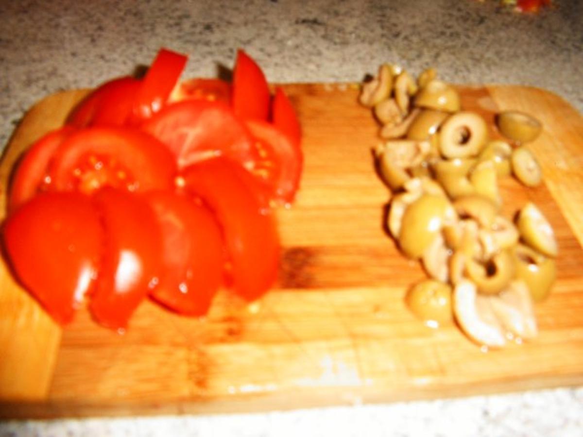 Kartoffetarte mit Bohnen Tomaten & Schinken - Rezept - Bild Nr. 6