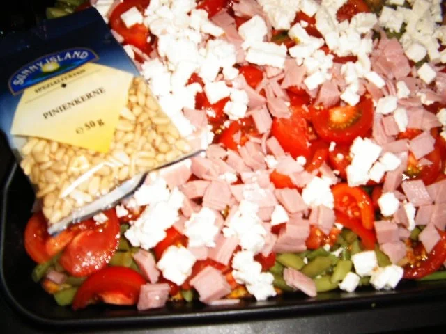 Kartoffetarte mit Bohnen Tomaten & Schinken - Rezept - Bild Nr. 10