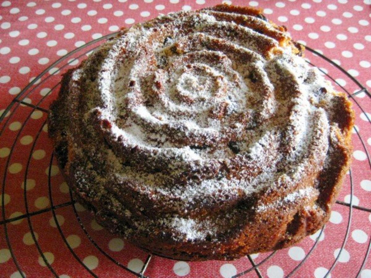 Rührkuchen mit Rum - Sultaninen - Rezept