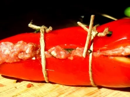 Rezept: Gegrillte gefüllte Spitzpaprika Bild Nr. 5 Gegrillte gefüllte Spitzpaprika - Rezept - Bild Nr. 5