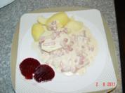 Andy`s  Specksoße mit Kartoffeln - Rezept