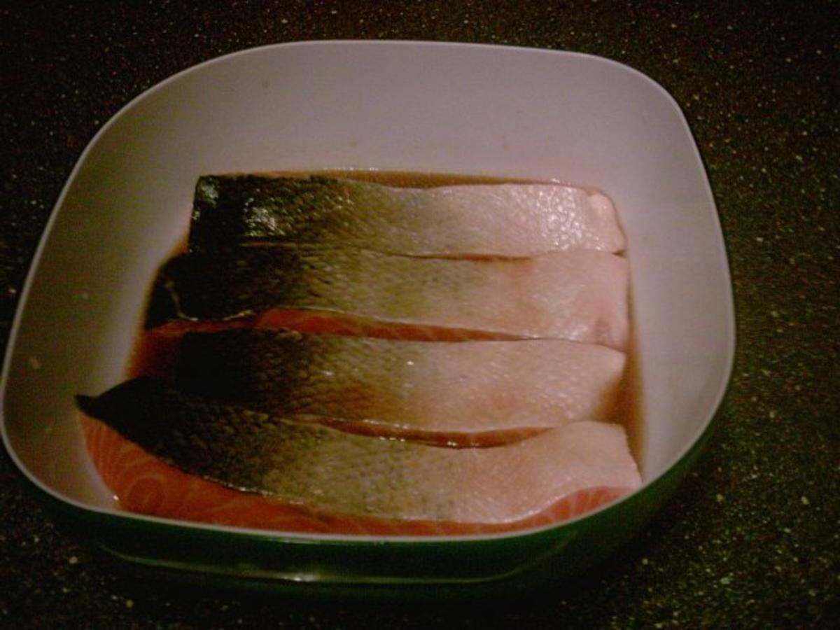 Marinierter Lachs mit Sesamkruste - Rezept - Bild Nr. 3