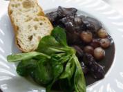 Hühnerleber in Rotwein nach Art des Périgord - Rezept