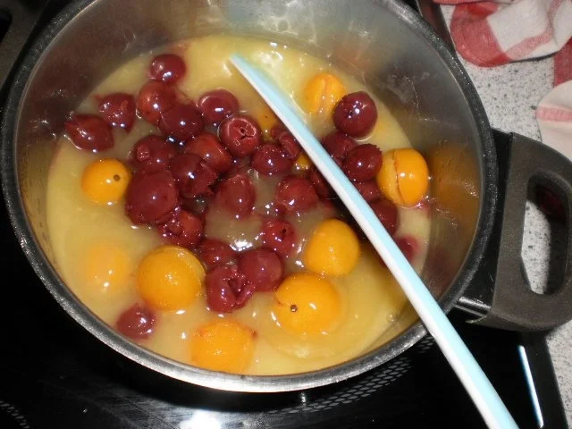 Mirabellen-Kirschkompott mit Grieß - Rezept - Bild Nr. 6