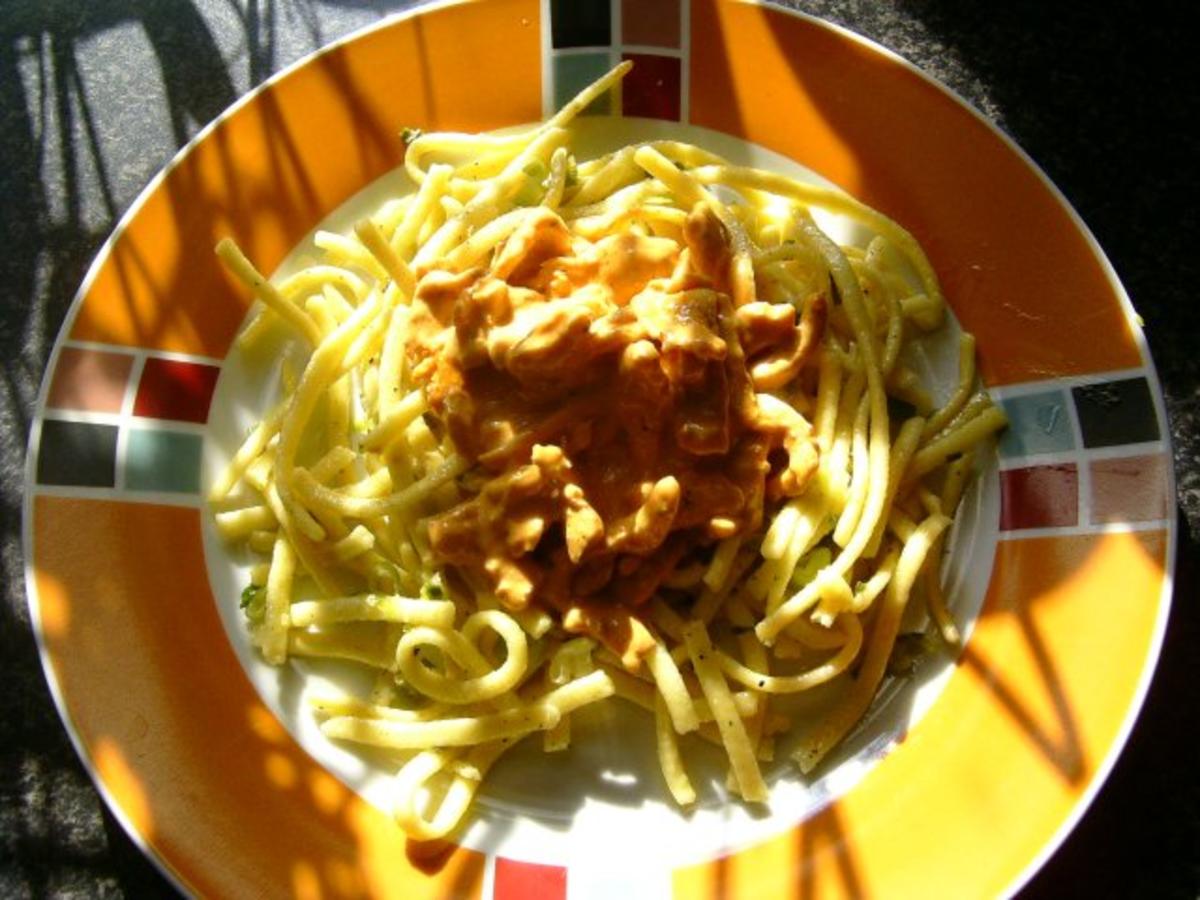 Rezept: Faule Leuteessen -Spätzle in geflügelter Gesellschaft Faule Leuteessen -Spätzle in geflügelter Gesellschaft - Rezept