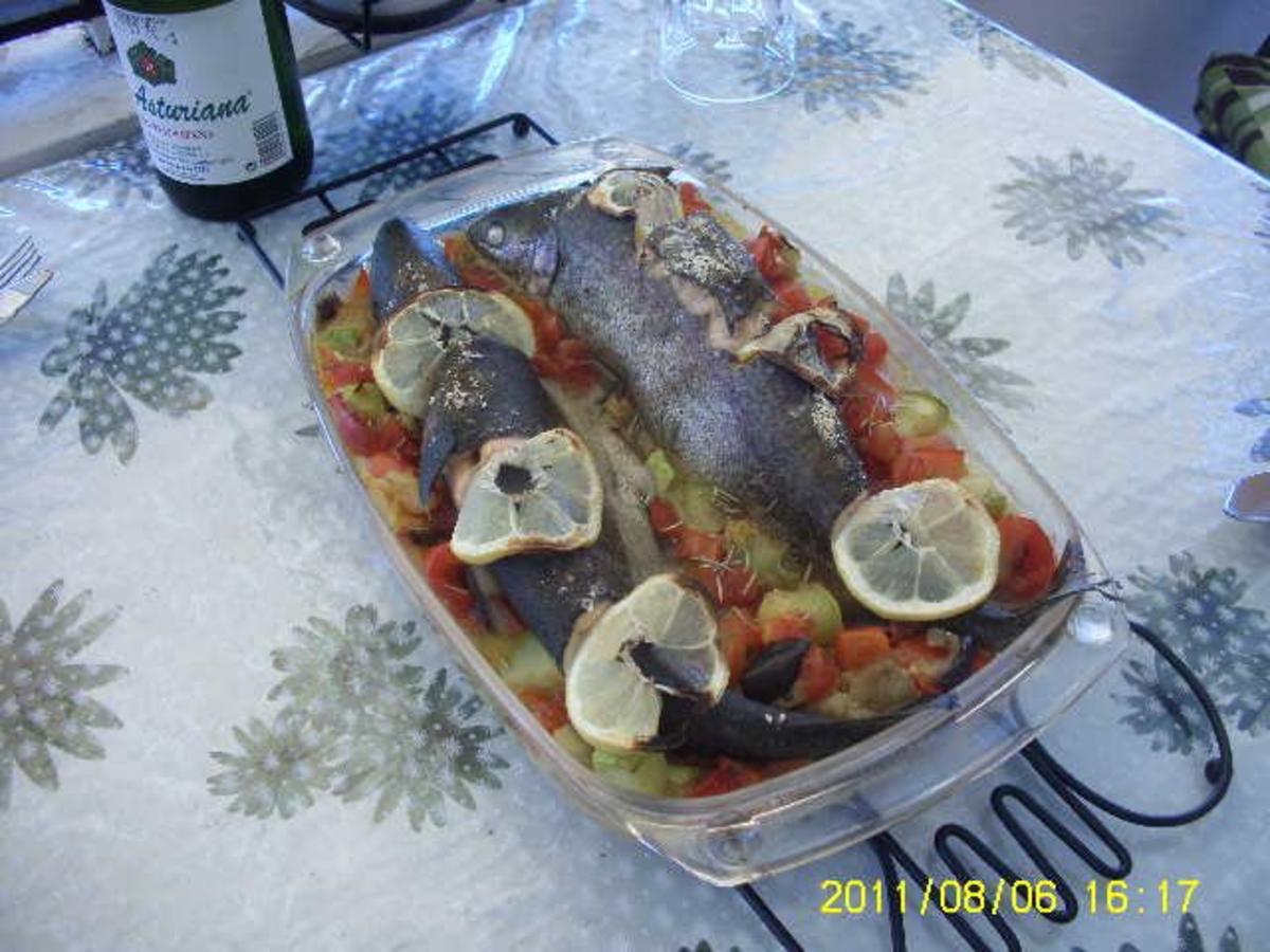 Trucha a la Anne con  jamón serrano - Rezept - Bild Nr. 2